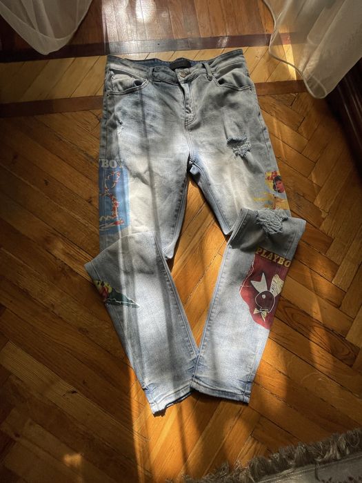 Amiri jeans Play Boy