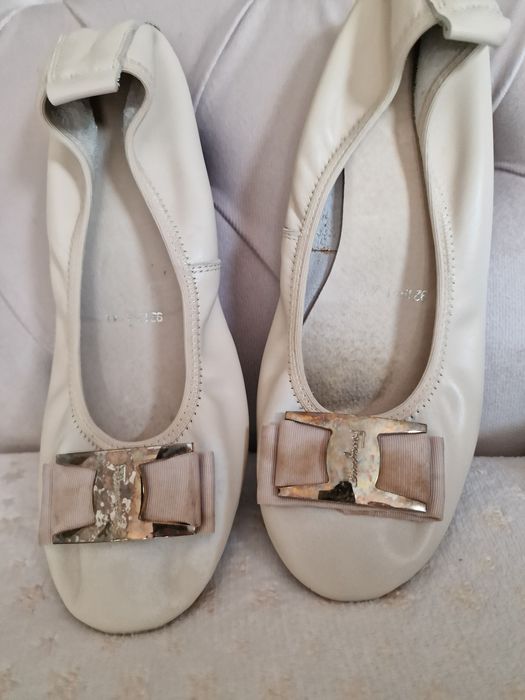 Balerini superbi feragamo 41 piele naturala