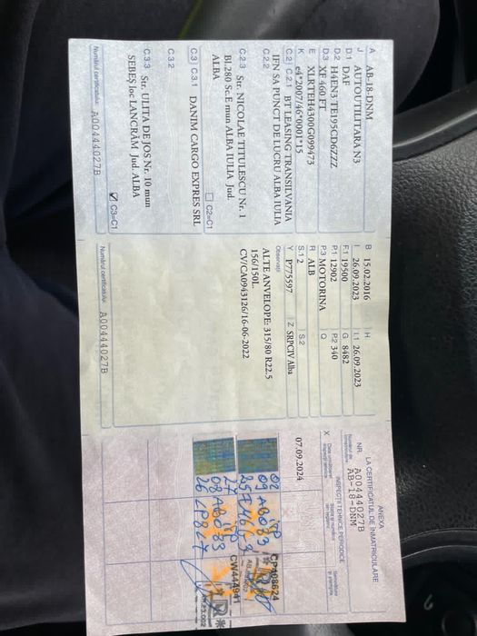 OFERTA MIINE !!! Cap tractor Daf E 6 , 47