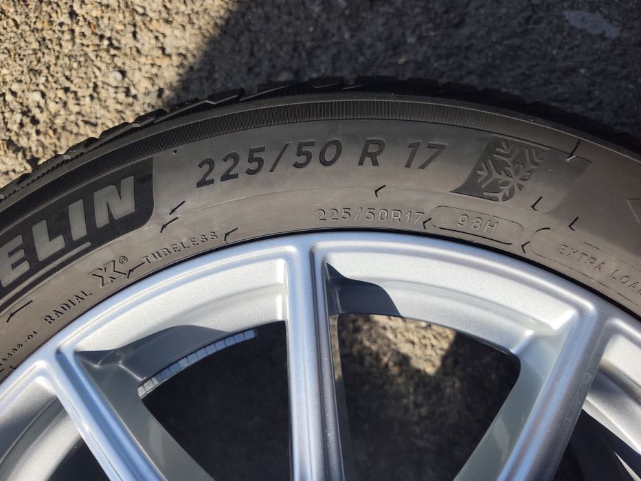 225/50/17" 4бр Michelin pilot alpin 5,dot20г,7мм