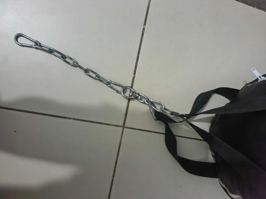 Sac de box Everlast profesional din piele