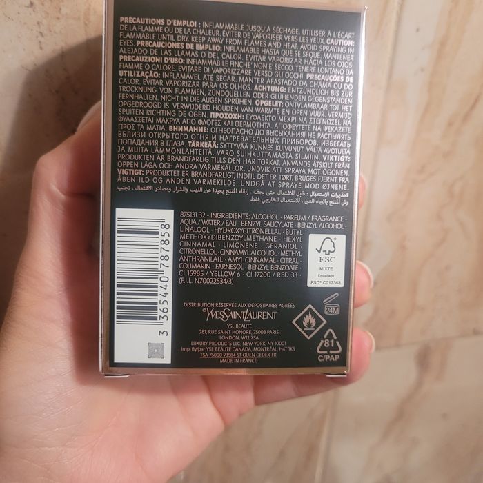 Парфюм YSL Black Opium