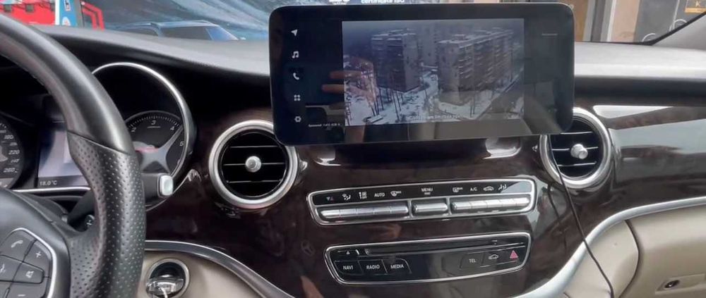 Navigație Android CarPlay Mercedes V Class W447, 2014-2023