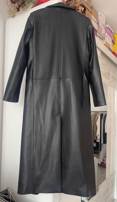 Кожено преходно палто ZARA