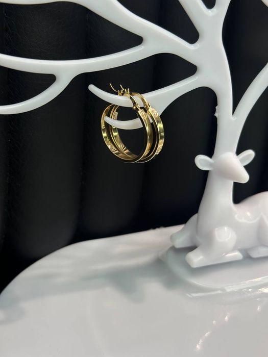 Золотые серьги/BariBarShop/0•0•12