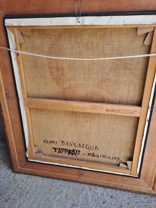 tablou pictura pe panza Henri Bevilacqua 73/64 cm
