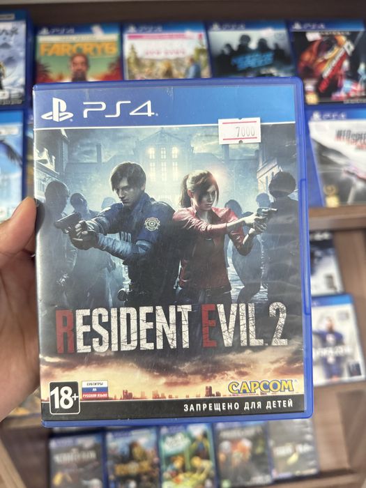Игра resident evil 2 часть на пс4 диск playstation4 ps4 плейстейшен4
