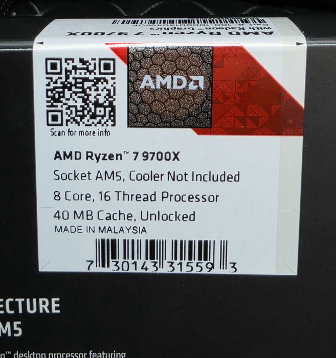 Procesor AMD Ryzen™ 7 9700X 5.5GHz