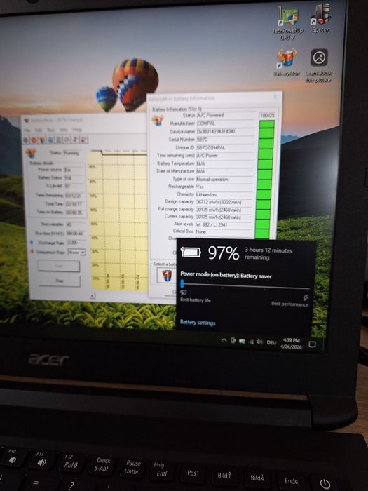 Laptop Acer Aspire 3 A315 , 8 GB , ssd 256 GB,  MX 130 2 GB GDDR5