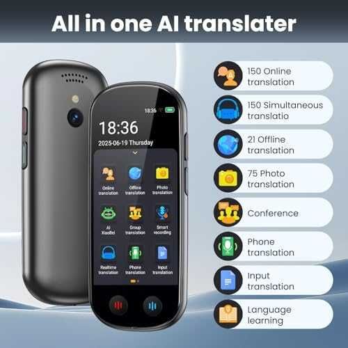 Нов Преносим AI преводач ChatGPT фото, гласов превод 150+ езика офлайн