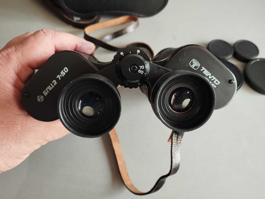 ТОП Съветски Бинокъл-БПЦ2- 7 х 50-TENTO -Като НОВ--MADE IN СССР