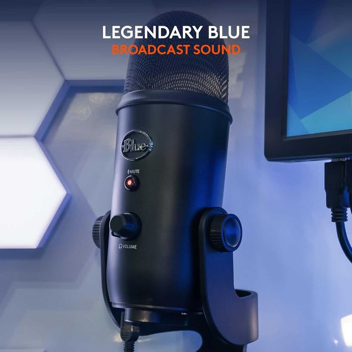 Компьютерный микрофон Blue Yeti для геймеров и стримеров