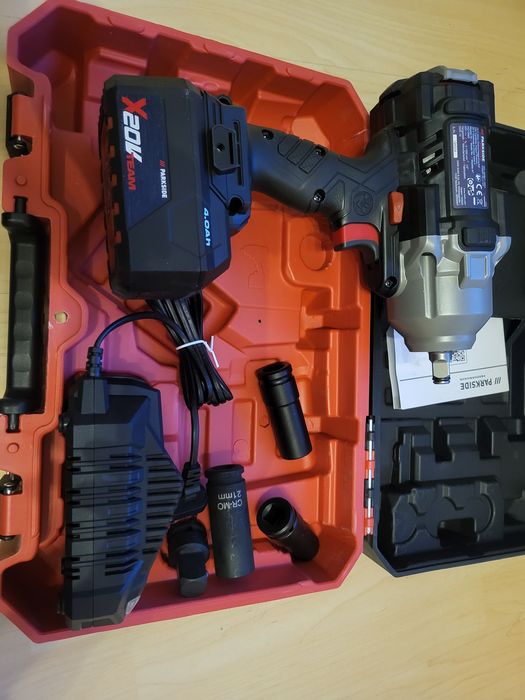 Нов Безчетков Акумулаторен Гайковерт 1860Nm Parkside  Performance