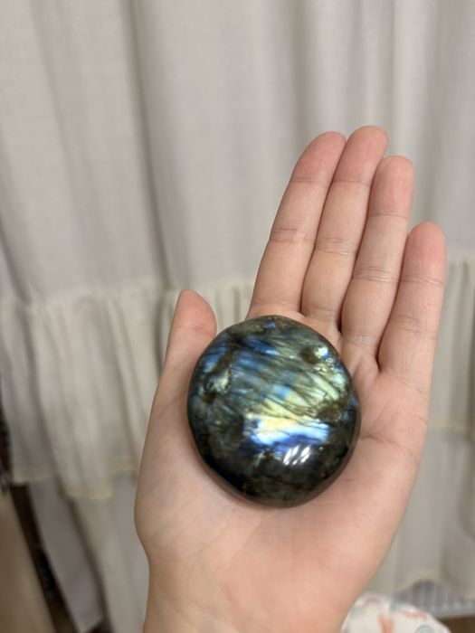 Лабродорит камень для палминга, healing stone