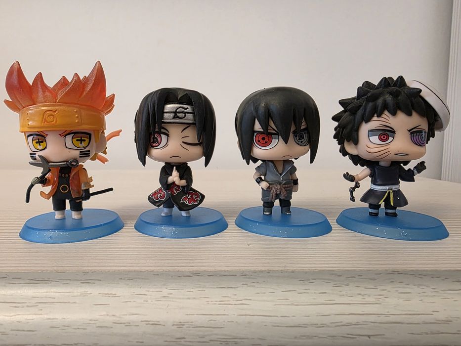 Vand figurine Naruto/Sasuke/Obito/Itachi 7 cm