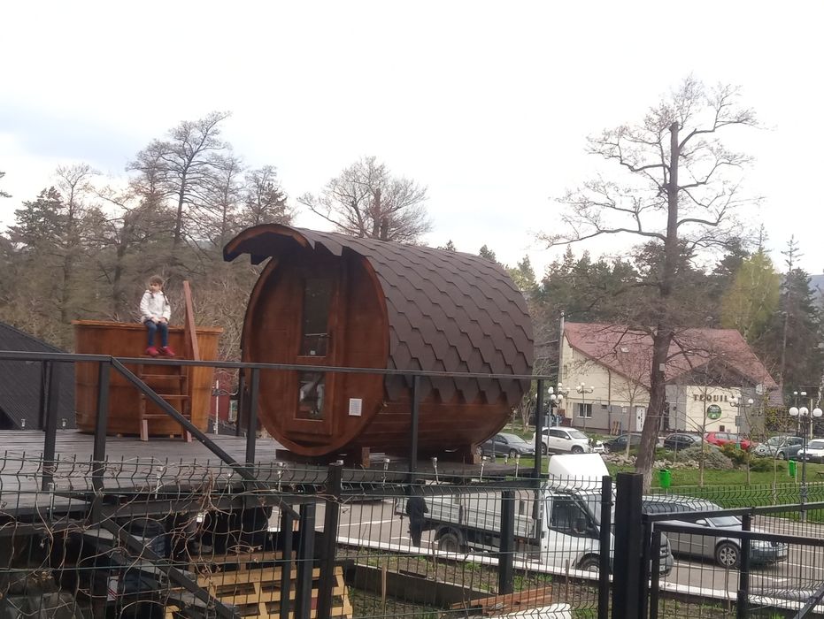 Ciubăr cu sobă de inox pe stoc