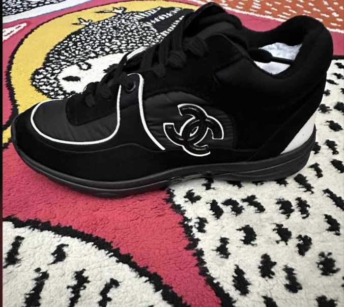 Chanel CC Logo Sneaker Black (Reflective)