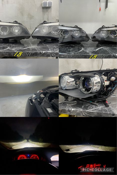 Рециклиране На Фарове Рефлектори Вграждане на Би-Лед Прожектори