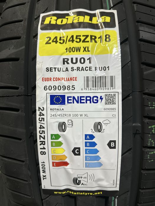 Нови летни гуми ROTALLA RU01 245/45R18 100W XL НОВ DOT БОРД 2454518