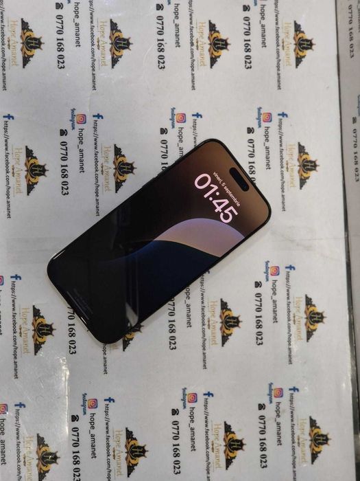 Hope Amanet P7 Iphone 16 Pro Max Black Titanium