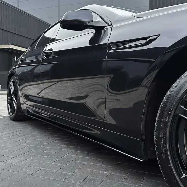 Extensii Praguri Laterale Prelungiri M Performance BMW 6er F06 Gran Coupe, Negru Lucios