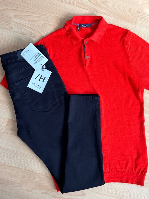 Нови черни мъжки слим дънки Selected homme 33номер