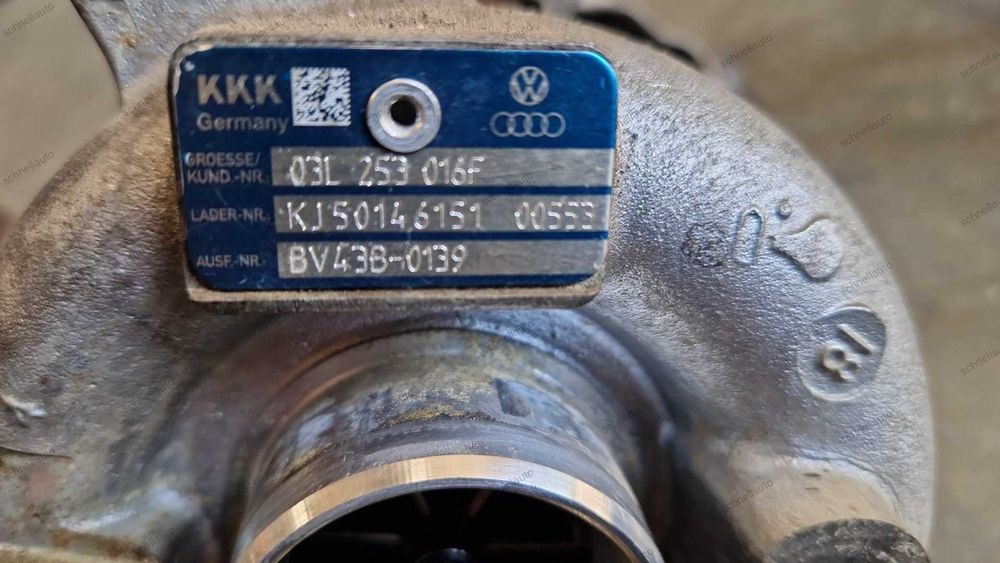 Turbina VW Golf 6 CBD cod BV43B 0139