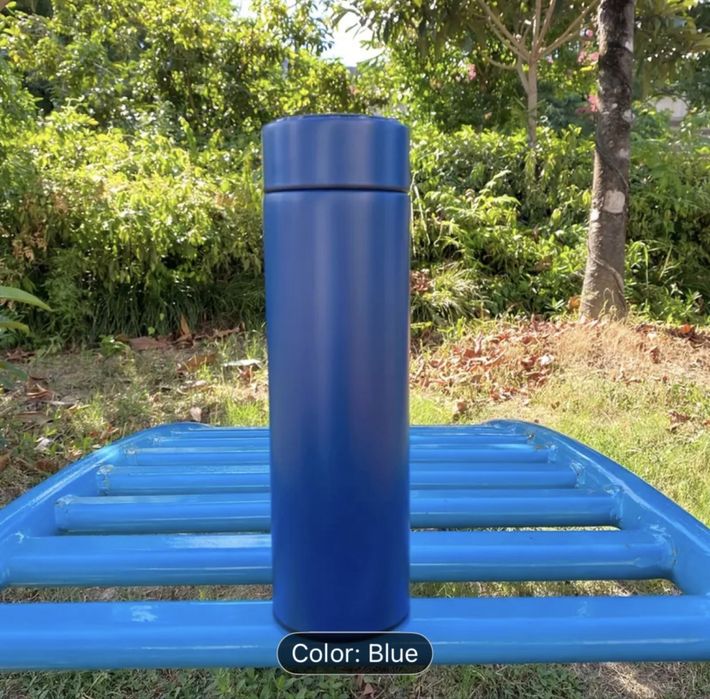 Thermos almastru smart