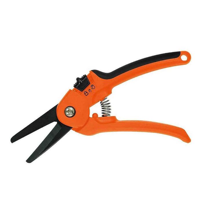 Професионални ножици с право и извито острие за беритба