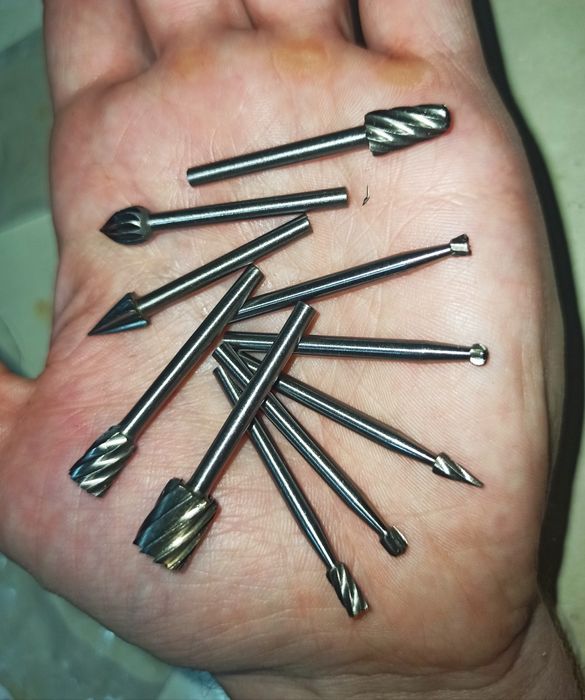 Шарошки фрезы боры по металлу дерево насадка гравёр дремель шуруповёрт