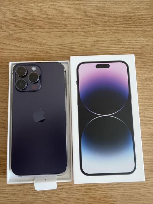 Vând IPhone 14 pro MAX,256 GB,Deep purple