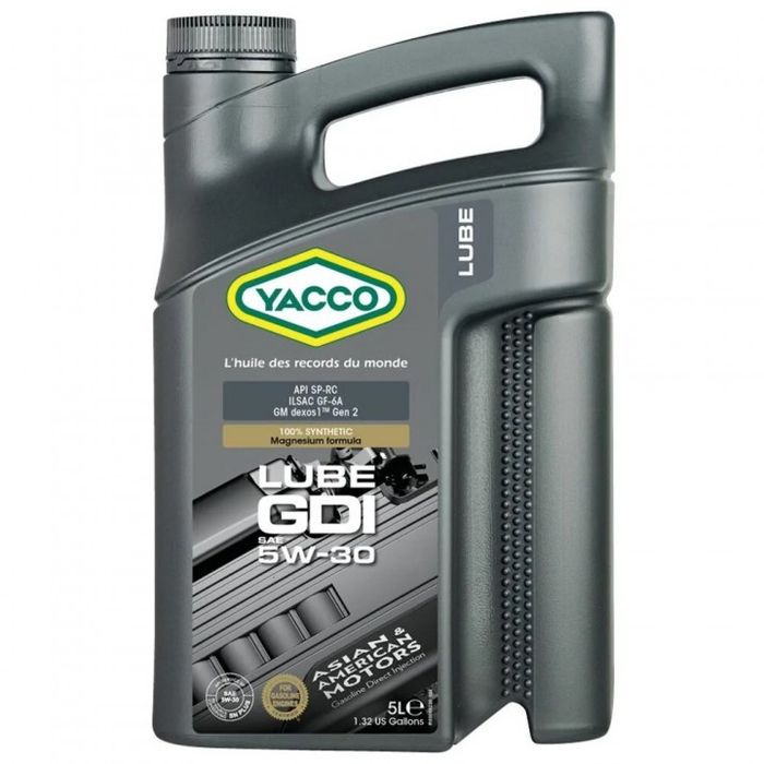 Моторное Масло YACCO LUBE GDI 5W-30 на доливку. Остаток