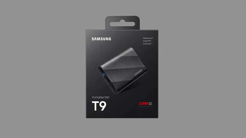 (Новый)2000 ГБ Внешний SSD Samsung T9