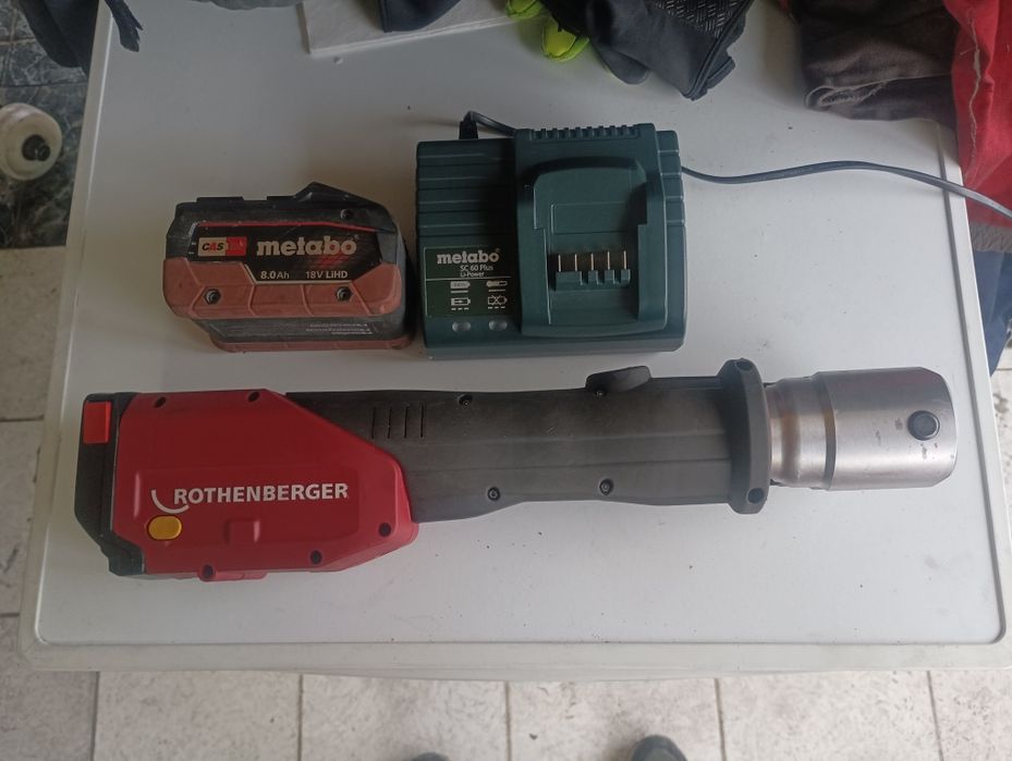 Rothenberger romax 4000 преса акумулаторна радиална преса