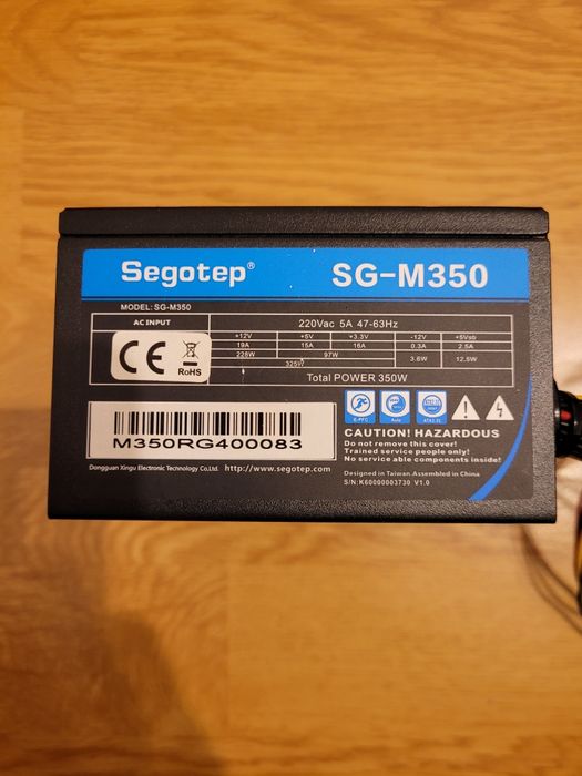 Sursa PC format SFX,Segotep SG-M350,350W reali