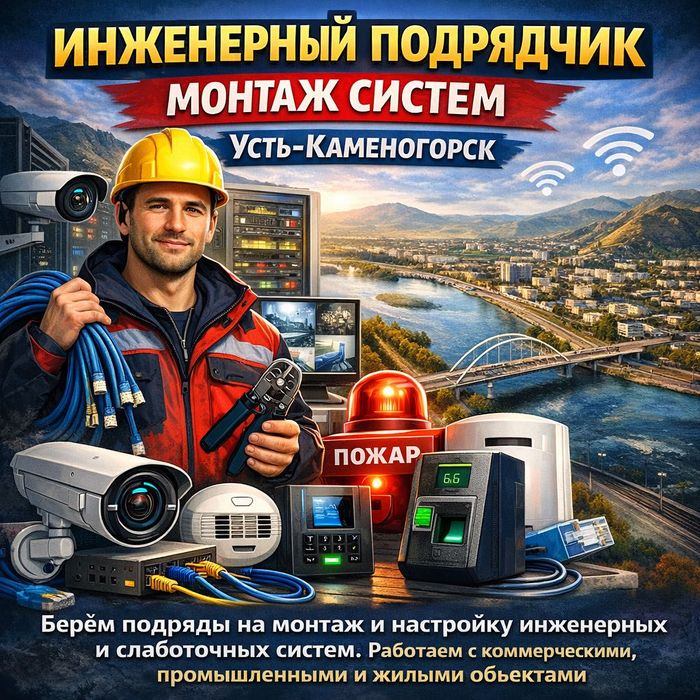 Инженерный подрядчик | Монтаж систем | Усть-Каменогорск
