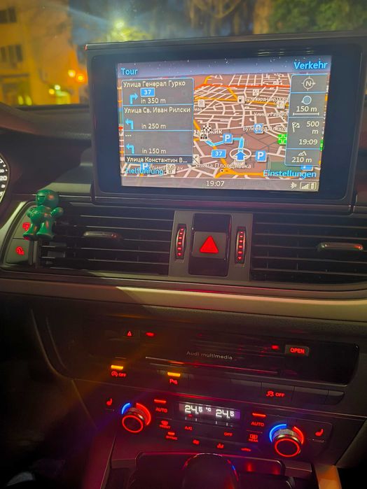 Audi A6, C7 2016 Алкантара