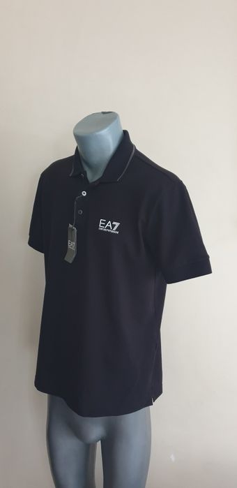 Emporio Armani EA7 Pique Pima Cotton L НОВО! ОРИГИНАЛ Мъжка Тениска