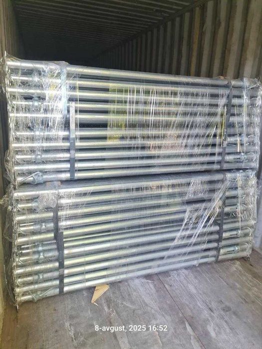 Телескопическая стойка оцинкованная, домкрат