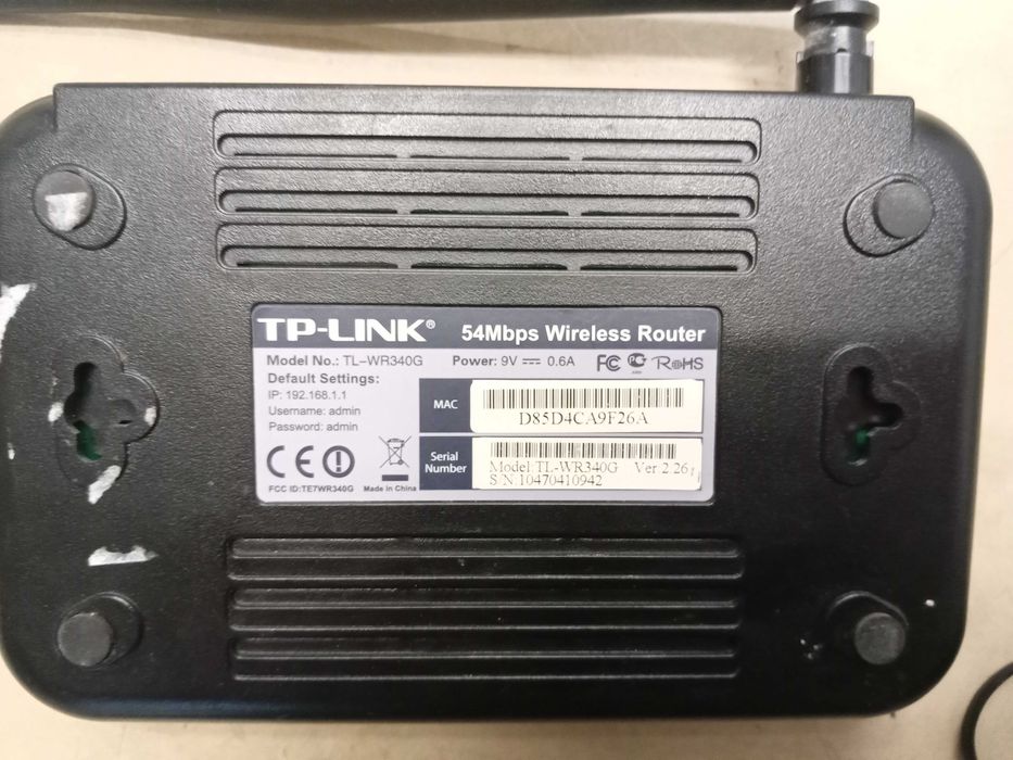 Рутер TP Link TL-WR340G в отлично състояние WiFi WLAN интернет TP-link