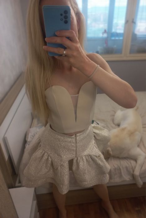 Дамски топ телесен цвят