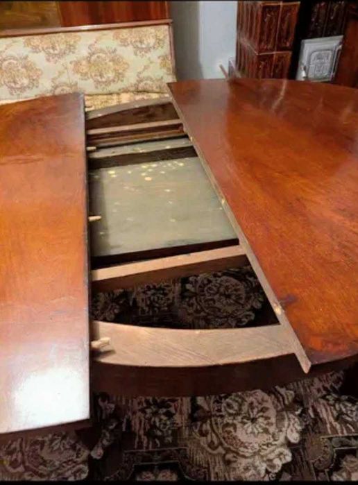 MASĂ ovala extensibila LEMN MASIV, living/ dining SUPER OFERTĂ unicat.