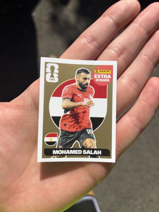 Salah extra sticker gold