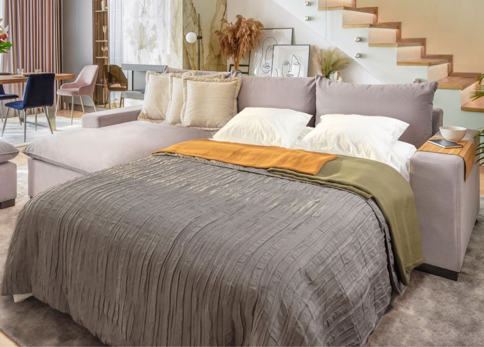 Canapea extensibila - Mobila Dalin - 3 locuri - cu saltea proprie