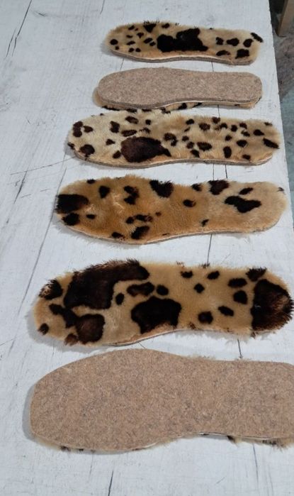 Стельки цигейковые натуральные