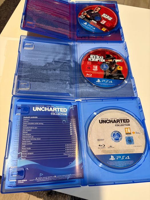 Red Dead Redemption 1 - 2 / Uncharted Collection PS4 PS5