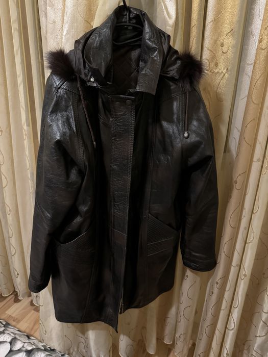 Geaca piele naturala