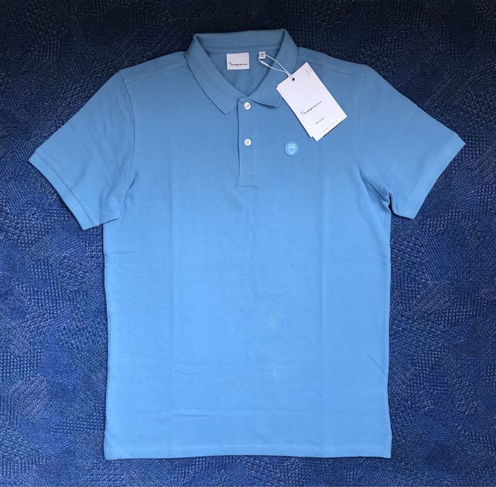 Bugatti / KnowledgeCotton Apparel ОРИГИНАЛНИ мъжки поло тениски М/L