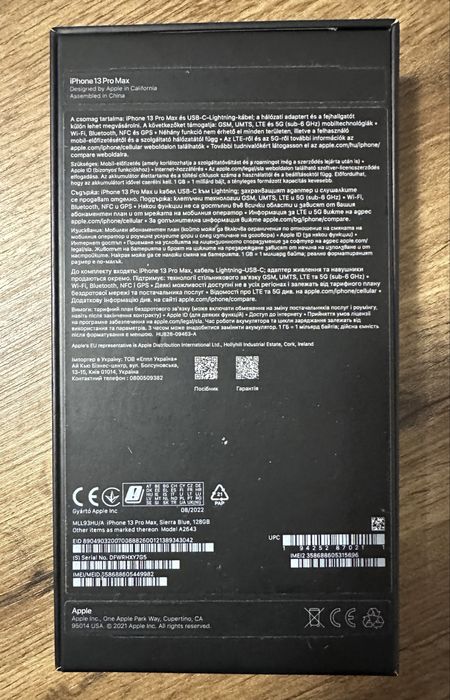 iPhone 13 Pro Max 128 GB Sierra Blue