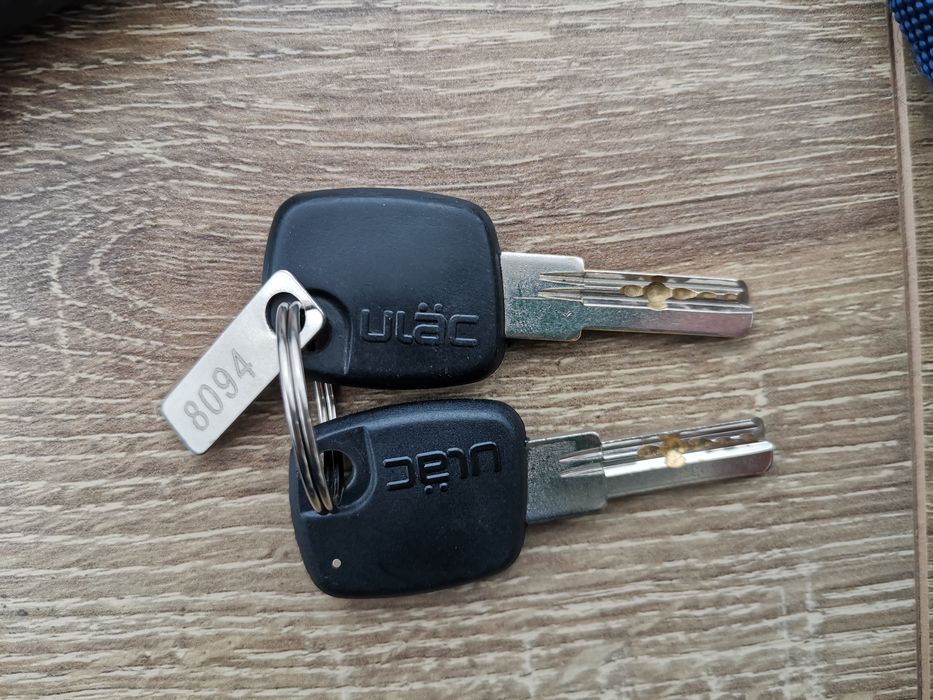 Lanț antifurt bicicletă sau trotinetă, din oțel călit, cu cheie